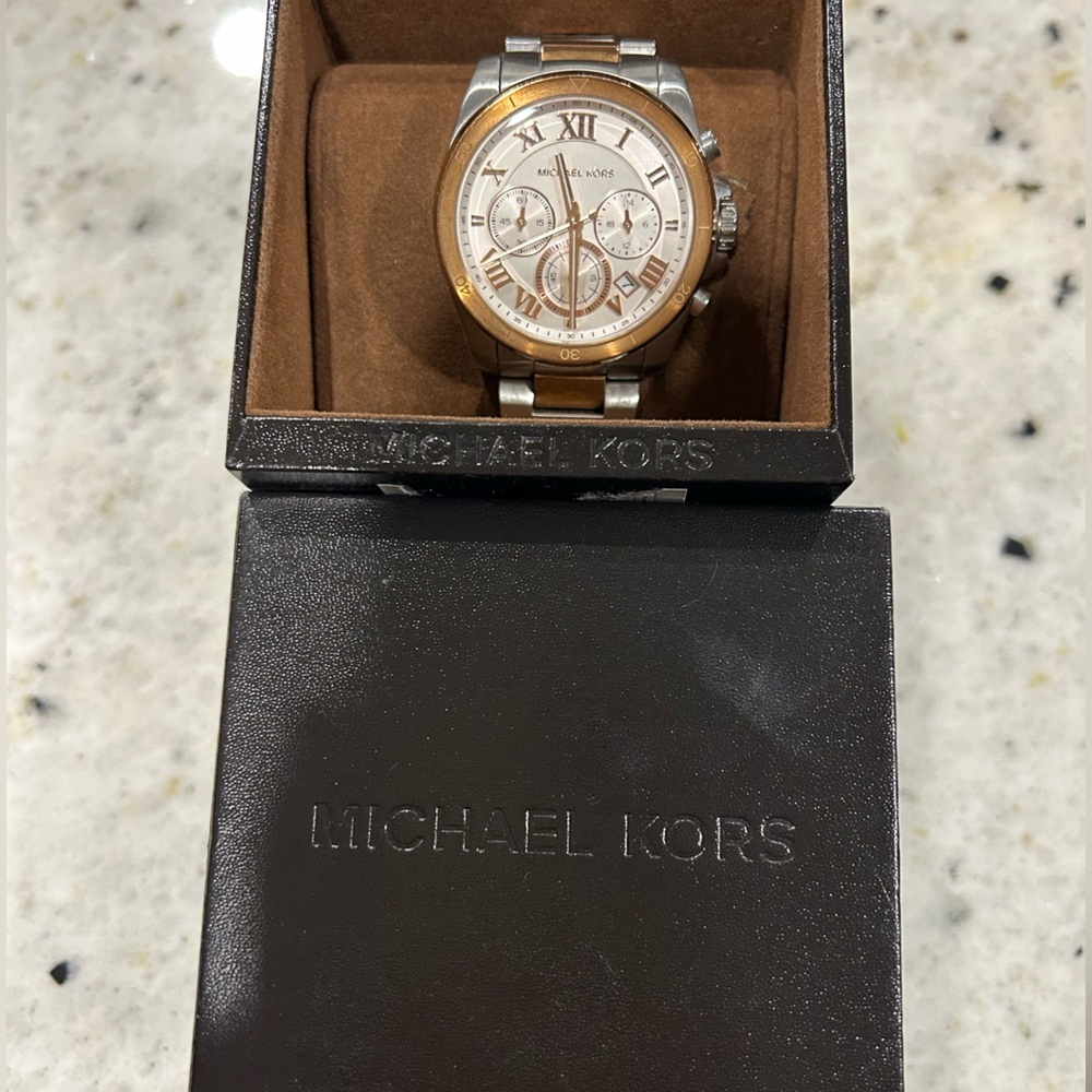 Michael Kors Two-Tone Chronograph Watch - Picture 2 of 13